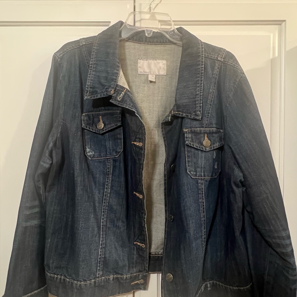 Old Navy Dark Blue Denim Jacket - Picture 4 of 4